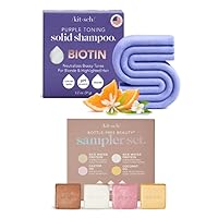 Kitsch Purple Toning Shampoo Bar & 4pc Sampler Set with Discount