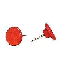 HME Products Plastic Reflective Tack (Pack of 50), Orange , 1.00 x 1.00 x 1.00