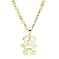 kkjoy Cute Animal Pendant Necklaces Stainless Steel Animal Charm Necklaces Best Friend Necklace Animal Lovers Jewellery Gifts for Women Girls