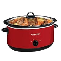 Crock-Pot Large 8 Quart Express Crock Slow Cooker and Food Warmer, Red