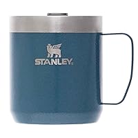 Stanley Classic Vacuum Mug, 1.8 fl oz (0.35 L), Hot and Cold Retention, Camping Mug, Cover Included, Dishwasher Safe, Telework Warranty