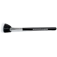 Fan Highlighter Makeup Brush – Beauty Junkees Duo Fiber Face Make Up Brushes, Cheekbone Define Highlighting with Powder, Cream, Mineral, Liquid Cosmetics, Soft, Synthetic, Vegan, Cruelty Free