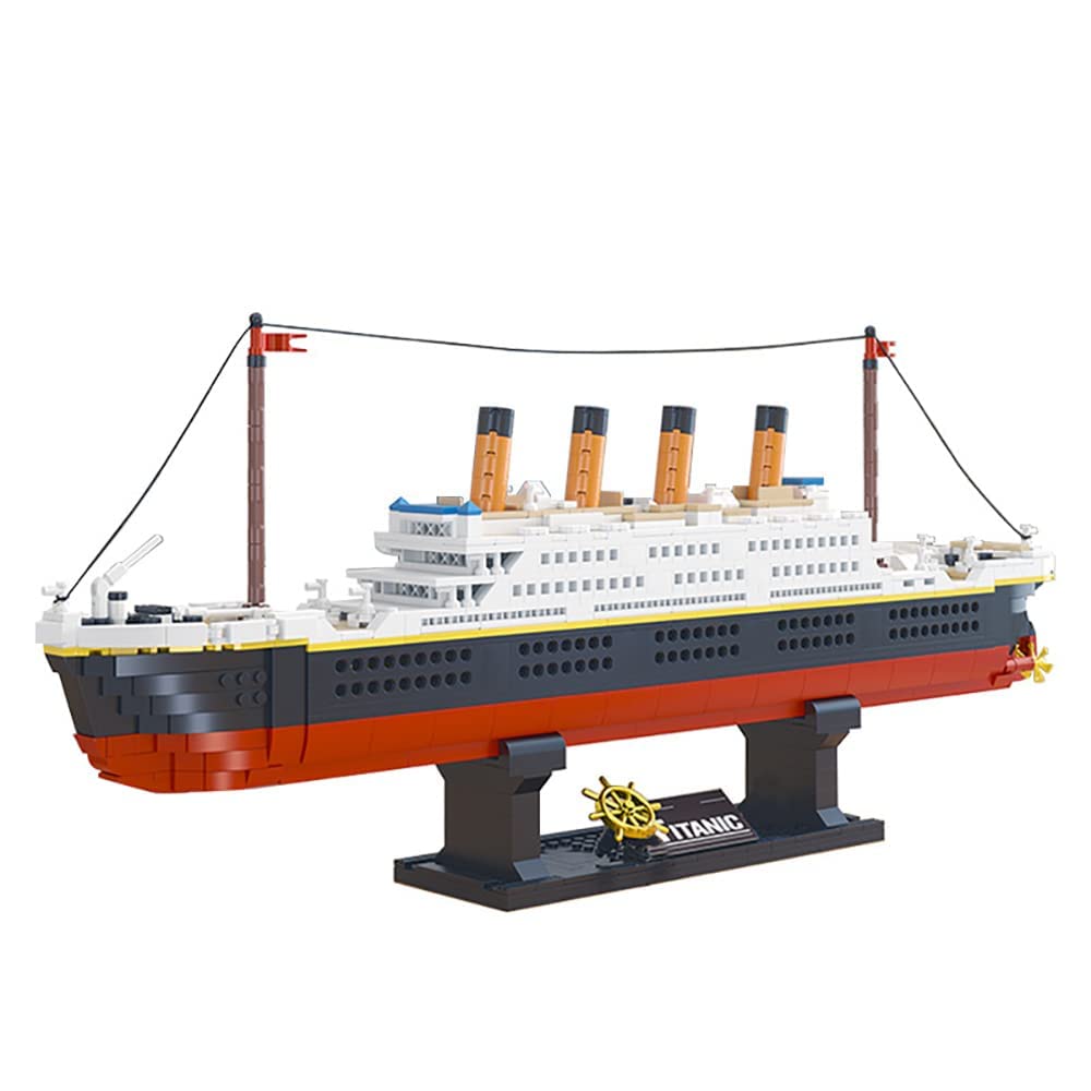 dOvOb Mini Blocks Titanic Building Set, 1288 Pieces Mini Bricks, Toys Gift for Adults and Kids
