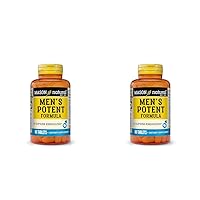 MASON NATURAL Men's Potent Formula - Supports Energy and Performance, Improved, Endurance, Stamina and Vitality, Herbal Complex Supplement, 60 Tablets (Pack of 2)