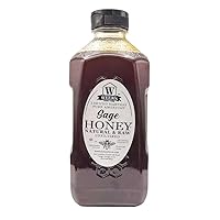 Weeks All-Natural Raw American Sage Honey - 48 Ounce (3 lb)