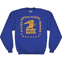 Ripple Junction USPS Vintage US Mail Seal Adult Unisex Crew Neck Sweatshirt Officially Licensed