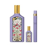 Gucci Flora Gorgeous Magnolia Woman's Gift Set: 100ml EDP Spray + Mini 10ml EDP Spray + Mini Pen 5ml EDP Spray - HARD BOX