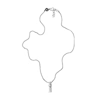 Diesel All-Gender Stainless Steel Pendant Necklace