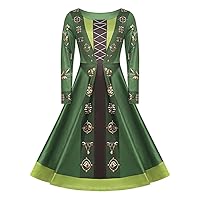 Halloween Girls' Witch Cosplay Costumes,Medieval Stage Performance Costumes,Carnival Party Movie Dress Up Costumes.