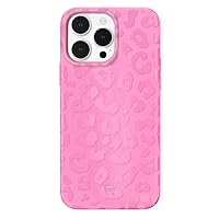Velvet Caviar Designed for iPhone 14 PRO MAX Case Pink [8ft Drop Tested] Compatible with MagSafe - Cute Protective Cheetah Print for Women (Hot Pink Leopard)