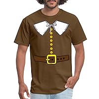 Spreadshirt® Thanksgiving Pilgrim Costume | Funny Thanksgiving Costume Men's T-Shirt