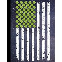 American Flag 4th Of July Vegatables Brussel Sprouts Composition Notebook 110 Pages Wide Ruled 8.5 x 11 in: Brussel Sprouts Gifts Book
