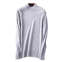 Women Cashmere Blended Knit Top Turtleneck Sweater Female Autumn Winter Long Sleeve Solid Color Pullover