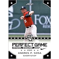 25-Count Lot ANDRES P. SOSA 2015 Leaf Perfect Game NIKE All-American Rookies