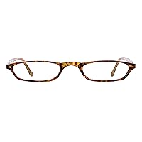 Peepers by PeeperSpecs Women's Skinny Mini Rectangular Reading Glasses, Tortoise, 48 + 3.5