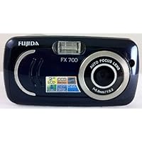 Fujida FX700 7MP and 4X Digital Zoom Ultra Slim Stylish Digital Camera Blue