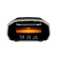 Ooni Volt 12 Electric Pizza Oven - Indoor & Outdoor Versatile Electric Oven, Pizza Cooker with Stone, Indoor and Outdoor Toaster Oven Countertop, Portable Pizza Oven, Cook 12 Inch Pizzas and More