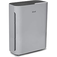 LEVOIT Air Purifiers for Home Large Room, Main Filter Cleaner with Washable Filter for Allergies, Smoke, Dust, Pollen, Quiet Odor Eliminators for Bedroom, Pet Hair Remover, Vital 100, Grey