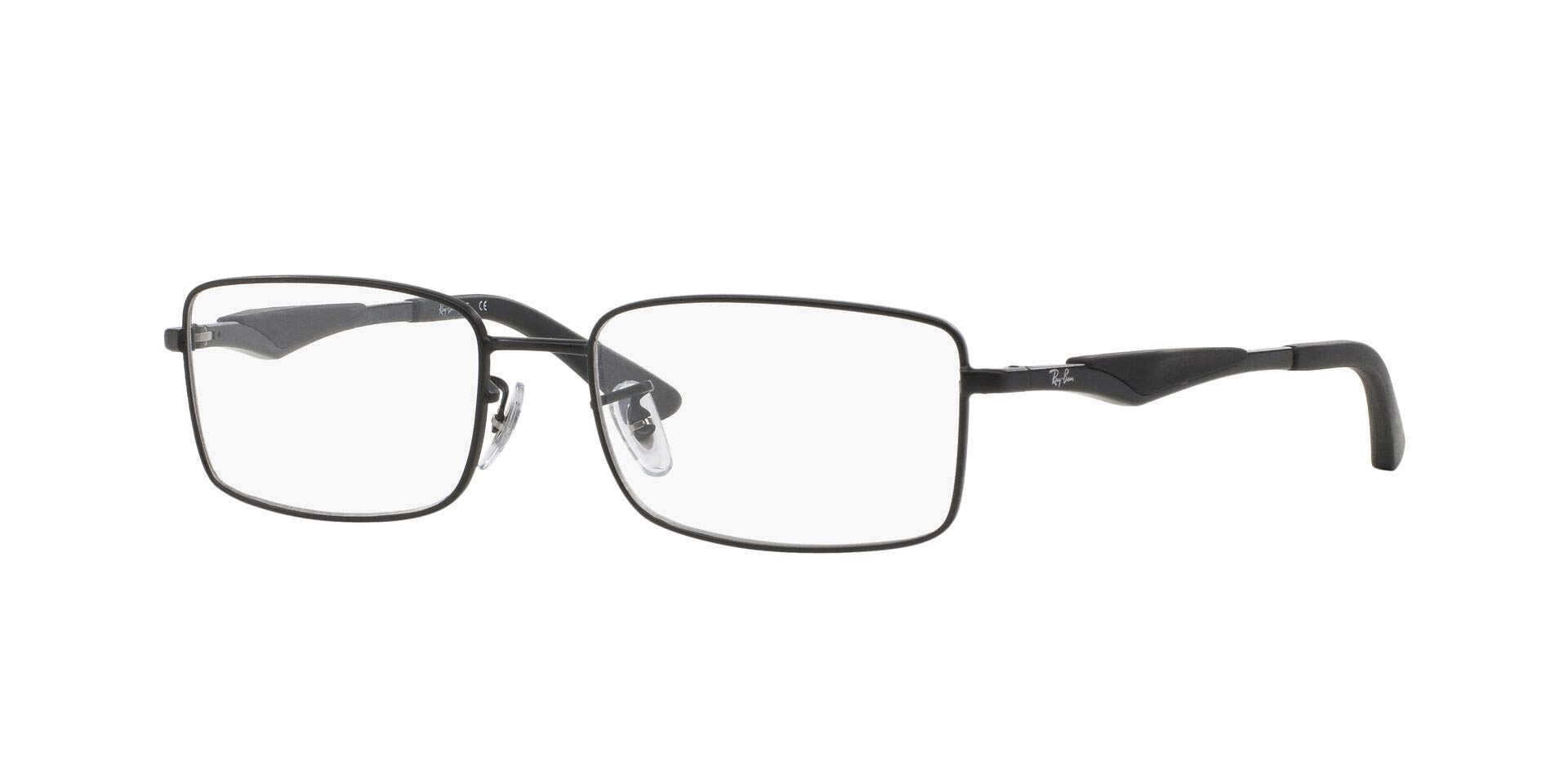 Ray-Ban RB6284 2503 Eyeglasses Black w/ Clear Demo Lens 55mm