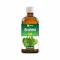 Brahmi Oil (bacopa monnieri) Carrier Oil Pure & Natural Undiluted Unrefined Uncut Organic Standard Oil Cold Pressed Therapeutic Grade Aromatherapy Bulk Oil - 3.38 fl oz(100 ML) Pack of 1