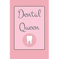 Dental Queen: Cute dot grid notebook for women in dentistry (6