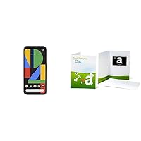 Google GA01187-US Pixel 4 - Just Black - 64GB - Unlocked with Amazon.com $200 Gift Card in a Greeting Card