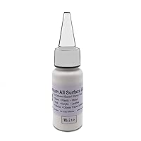 BCH Premium All-Surface Multi-Surface Stamp Ink - Solvent Based Fast Dry - Glass, Metal, Vinyl & More… (White)