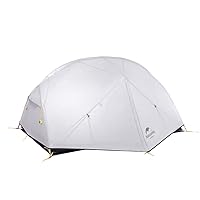 Naturehike Mongar 2 Person Tent, Lightweight Backpacking Tent for 2 Person, Easy Setup Ultralight Two Person Tent for Camping, Hiking Tent for Outdoor Activities
