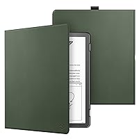 Fintie Slimshell Case for Kindle Scribe 10.2 Inch (2022 Released) - Premium PU Leather Lightweight Book Folio Cover Auto Sleep/Wake with Pen Holder, Alpine Green