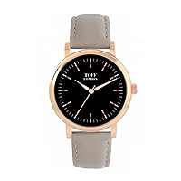 Traditional Black and Rose Gold Batons Watch Ladies 38mm Case 3atm Water Resistant Custom Designed Quartz Movement Luxury Fashionable