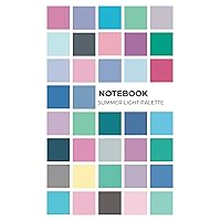 Notebook summer light palette: Ideal for a special person who likes style, fashion, trends and is interested in color and beauty types analysis.