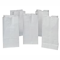 Creativity Street Kraft Bags P0072120, White, 7-1/8