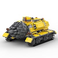 Deep Rock Drilling Car Building Kit, Planet Space Vehicle Car Model Toy, Collectible Yellow Drilling Action Figure Building Bricks Set, Birthday for Kids Adults Fans (526 PCS)
