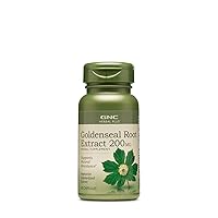 GNC Herbal Plus Goldenseal Root Extract 200mg, 50 Capsules, Supports Natural Resistance