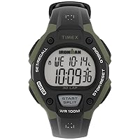 Timex Ironman Men's Classic 38mm Digital Black Resin Strap Watch TW5M44500