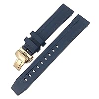 RAYESS For Tissot 1853 Seastar T120 T114 Watchband Rubber Sport Diving Black Blue Soft Watch Strap Silicone Rubber 19mm 20mm Watchband