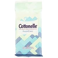 Cottonelle Fresh Care Flushable Cleansing Cloths, Color May Vary 10 ea (Pack of 4)