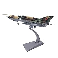 Scale Model Airplane 1/72 for MIG 21 Military Fighter, Metal Aircraft Model Diecast Aircraft Collection Desktop Crafts Miniature Souvenirs