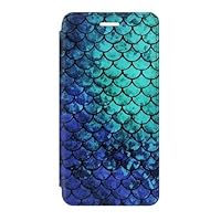 RW3047 Green Mermaid Fish Scale Flip Case Cover for iPhone 7 Plus