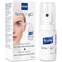 Dry Eye Spray with 0.30% Hyaluronic Acid, Refreshing and Moisturizing Artificial Tears Ocular Spray, 0.34 Fl Oz