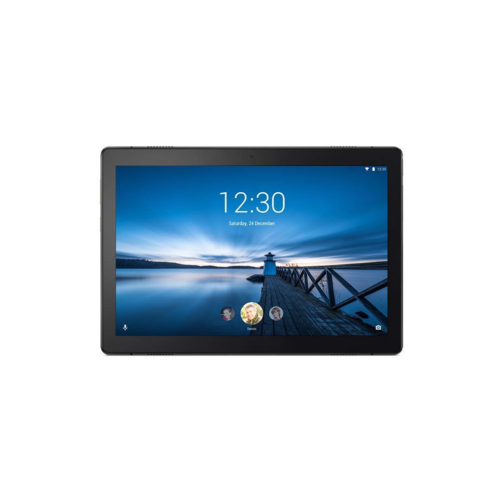 Lenovo Smart Tab P10 10.1” Android Tablet, Alexa-Enabled Smart Device with Fingerprint Sensor and Smart Dock Featuring 4 Dolby Atmos Speakers - 64GB Storage with Alexa Enabled Charging Dock Included