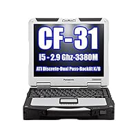 Toughbook PANASONIC CF-31 MK4 i5 2.9Ghz, ATI Discrete, Dual Pass, Backlit Keyboard, 320GB Hard Drive, 4GB Ram, Windows 7 Pro