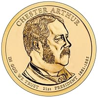 2012 D Position A BU Chester Arthur Presidential Dollar Choice Uncirculated US Mint
