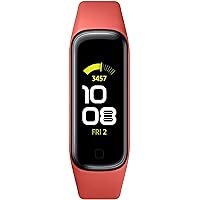 SAMSUNG Galaxy Fit 2 Bluetooth Fitness Tracking Smart Band – Scarlet (US Version)
