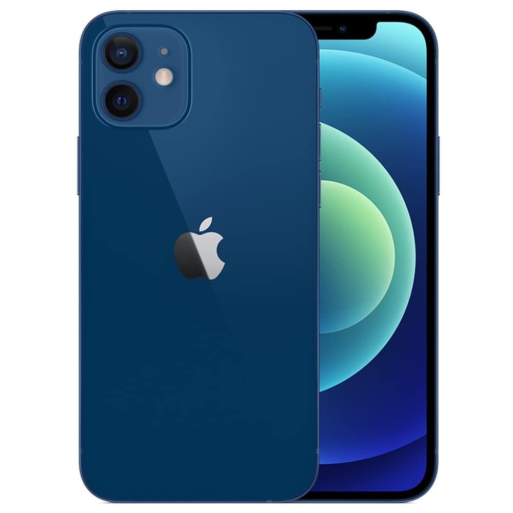 Apple iPhone 12, 128GB, Blue - Unlocked (Renewed Premium)