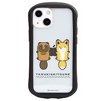 Granthunk Raccoon Dog and Fox i Select Clear iPhone 13 Mini iPhone 12 Mini Case, Raccoon Dog and Fox