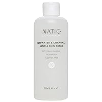 Natio Rosewater and Chamomile Gentle Skin Toner, 8.4 oz - Alcohol-Free Face Toner - Gentle Formula Toner for Face - Facial Toner to Remove Impurities