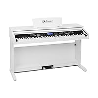 Schubert Subi 88 MK II Piano, Portable Keyboard - Key Keyboard, Piano, 88 Keys, MIDI, E Piano with USB, 360 Sounds, 160 Rhythms, 80 Demo Songs, LCD Display, Effects, White