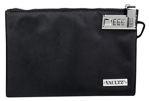 Vaultz Locking Zipper Pouch, 5 x 8 Inches, Pink (VZ00471