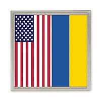 PinMart's U.S.A. and Ukraine Flag Pin – Made in the USA